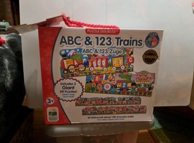 ABC & 123 TRAINS puzzle