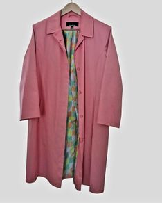 Jones New York pink a-line Trench Coat