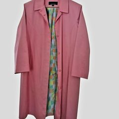 Jones New York pink a-line Trench Coat