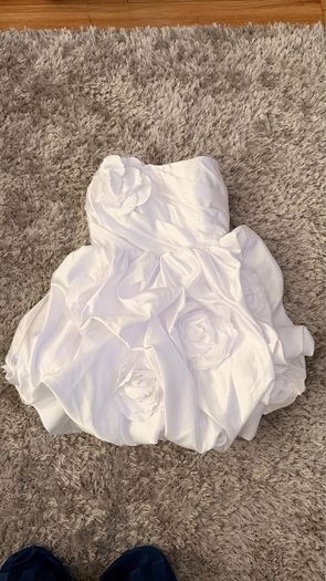 Handmade satin dress