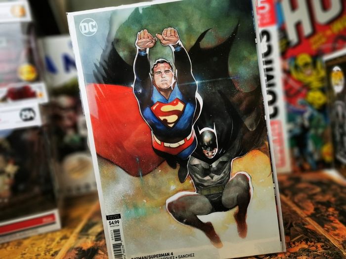 Batman Superman ! Issue #4 ! Rare Olivier Coipel Card Stock Variant Cover ! First Appearance of Secret Six ! 2020 ! by DC Comics !