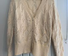 Anthropologie cream knit cardigan (U.K. 12)
