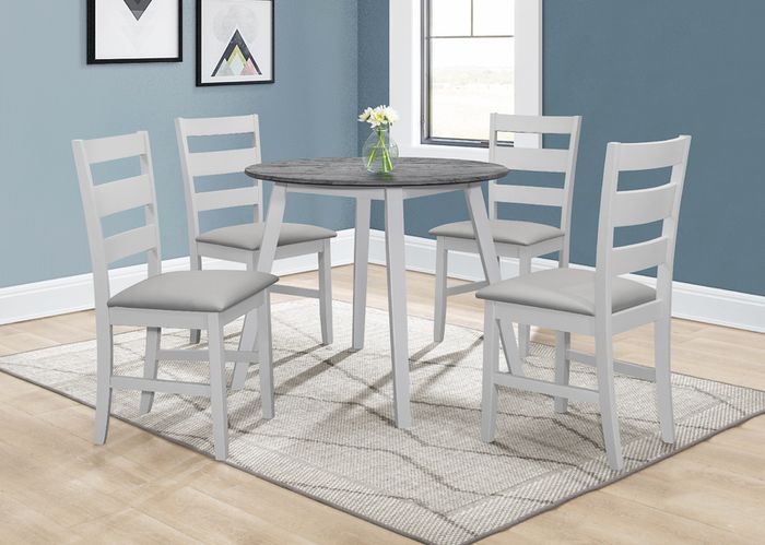 Alicante round dining set with 4 chairs
