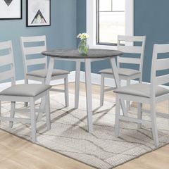 Alicante round dining set with 4 chairs