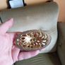VTG Silver Metal Menorah, Tamar 450 STYLE Menorah, Tree of Life Menorah, Pewter Menorah Image 4