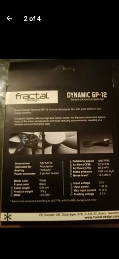 pc fan fractal design dynamic gp12