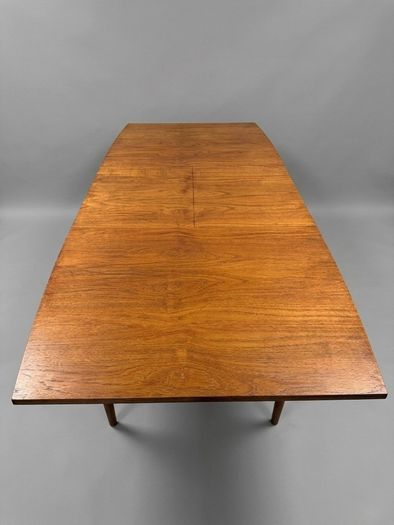 Mid Century Modern Vintage Scandinavian Teak Dining Table
