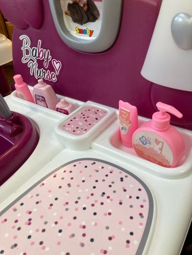 Smoby Baby Nurse 3-in-1 Baby Doll Play Centre with Accessories