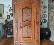 18th Century Folk Art Marraige Wardrobe
