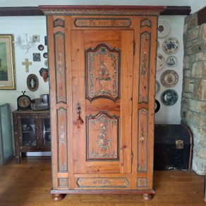 18th Century Folk Art Marraige Wardrobe