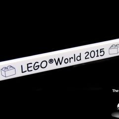 Lego World Fair Promotion Tile from Denmark 2015 A Rare Promotion Tile From Private Collection Collected At The Lego World Fair in Bella Center Copenhagen Denmark February 2015 RARE AND HARD TO FIND