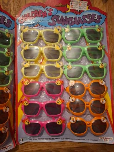 Childrens party sunglasses