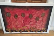 Large Oil on Canvas Painting (26230)
