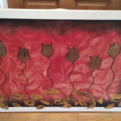 Large Oil on Canvas Painting (26230)