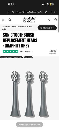 Spotlight Oral Care Replacement Heads