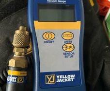 Yellow jacket digital vacuum gauge