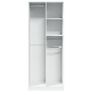 Wardrobe White 80x50x200 cm Image 4