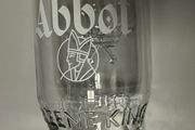 Abbot greene king Pint beer glass