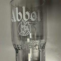 Abbot greene king Pint beer glass