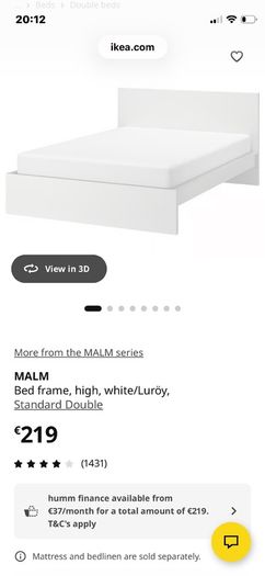 Malm Double Bed