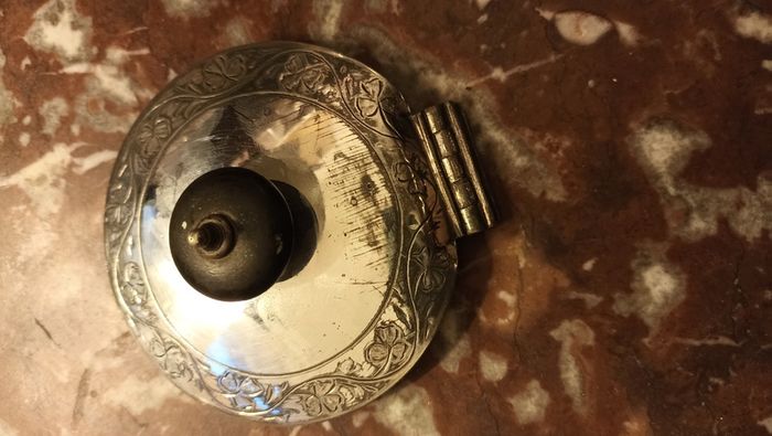 Silver Plate Teapot, Shamrock Engraved