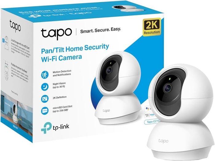 2K 3MP Pan Tilt Security Camera, Baby/Pet Dog AI Monitor, Smart Motion Detection & Tracking,2-Way Audio, Night Vision, Cloud & SD Card Storage, Works with Alexa & Google Home