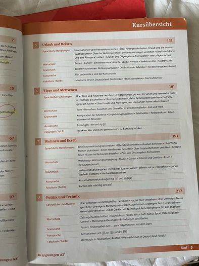 A2 Level German Textbook
