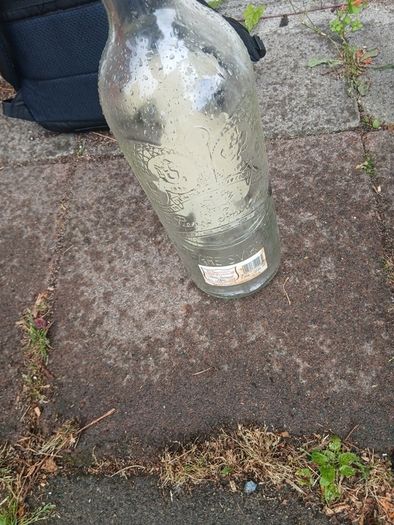 vintage vodka bottle