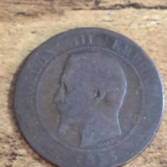 France 1853 BB, 10 Centimes Coin - free standard postage