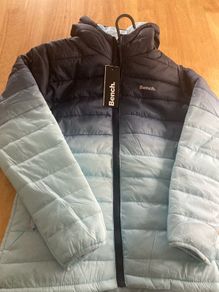 Brand New - Girls Bench Jacket with hood. Size 11-12 Years .