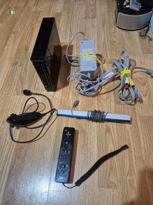 black nintendo wii console - RVL101