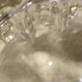 Pair of 1970s Reims VMC French glass candlestick holders Image 5