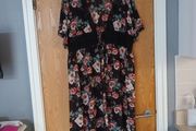 Shein Sheer Pattern  Kimono/Beechwear/Coat  S 3XL  -18.
