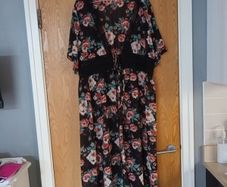 Shein Sheer Pattern  Kimono/Beechwear/Coat  S 3XL  -18.