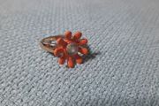 Orange flower ring