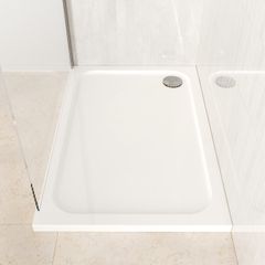 1200x900mm Rect Shower Tray - incl shower trap BRAND NEW