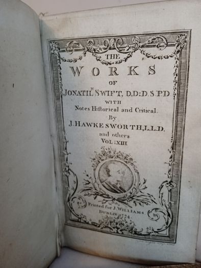 The Works of Jonathan Swift with Notes Historical and Critical By J. Hawkesworth, L.L.D. and others. Vol. VIII Published by J. Williams Dublin., 1774 (PT263)