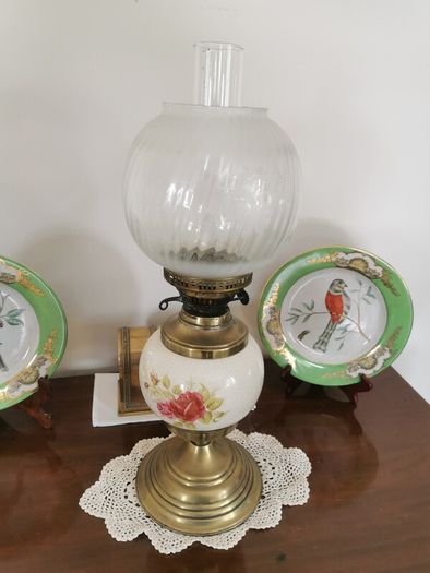Antique Oil Lamp 1800's