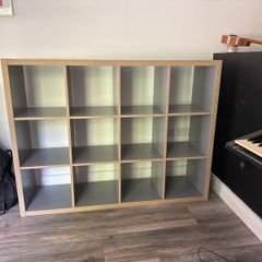 4 x 3 Cube Storage Unit Grey Finish