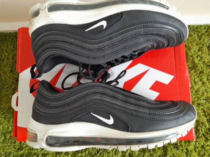 nike air max 97 black with white tick