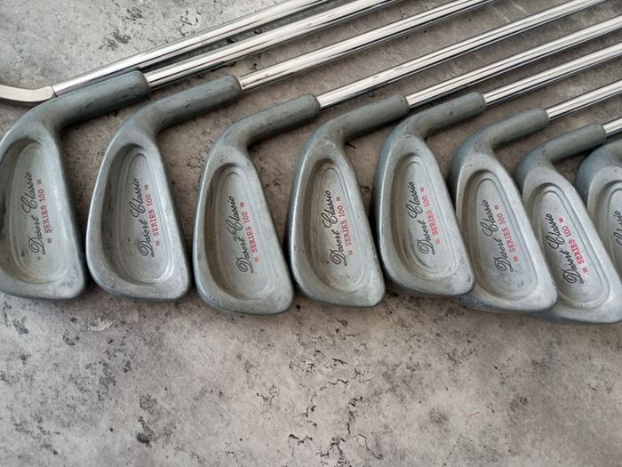 Women's L flex golf irons and putter.