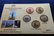 St Pauli Hamburg Set of 5 x 2 euro type pattern coins