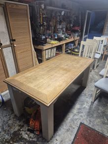 6 chairs and table