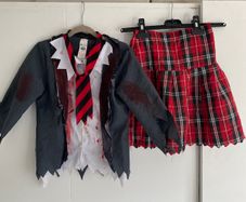 Halloween Costume | Zombie School Girl Age 7-9