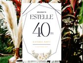Personalised custom text Birthday Welcome Sign Modern birthday Sign birthday Names Sign Printed Sign