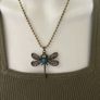 Dragonfly pendant necklace Image 2