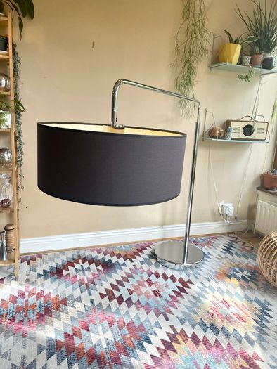 Danish Arc Chrome Floor Lamp, Bo Concept