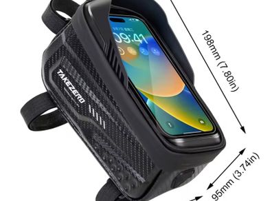 Bike Phone holder & bag for Top tube
