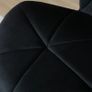 2-Piece Bar Stools Swivel Bar Chairs with Backrest Adjustable Height Bistro Stools Counter Stools Velvet Touch Armless Foam Black 51.5x57.5x93-114.5 cm Image 5