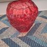 Strawberry Shaped Glass Vase Image 8
